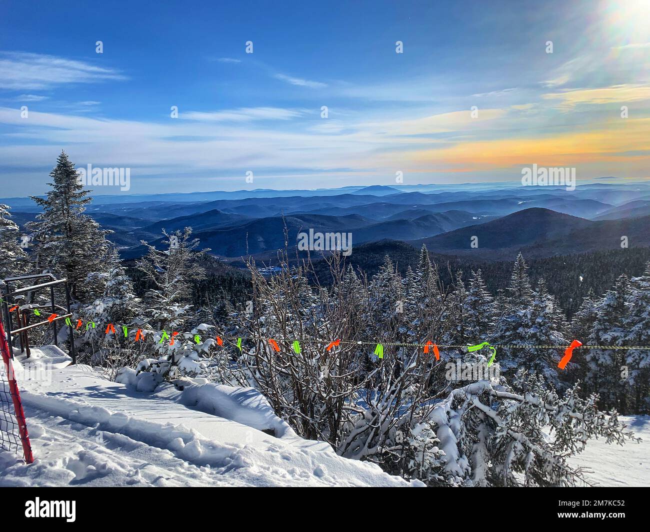 Blue Mountains, station de ski de Killington, Vermont, Nouvelle-Angleterre  Photo Stock - Alamy