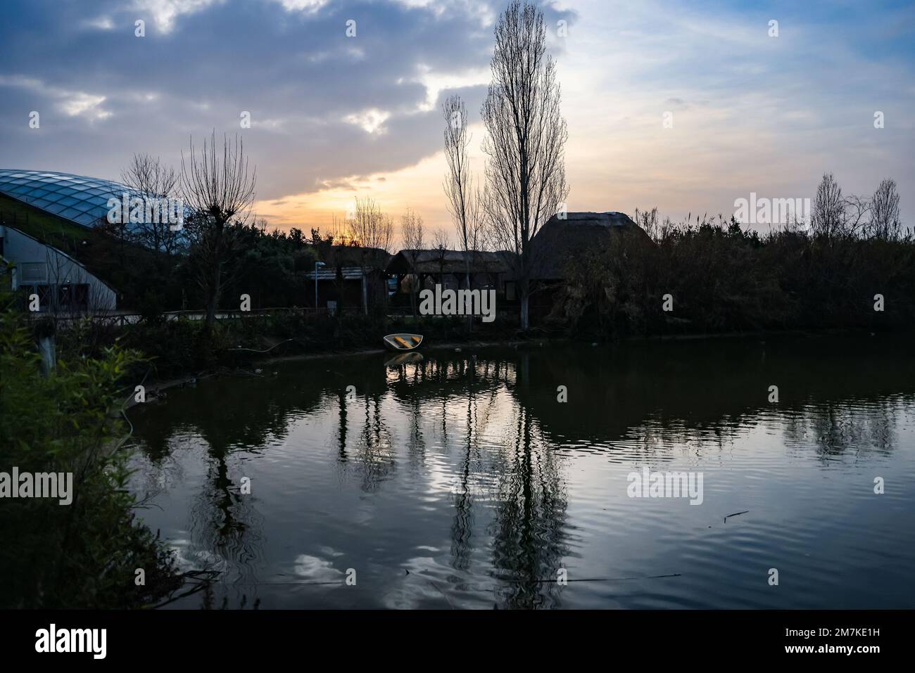 Une vue générale de l'expérience du delta au parc à thème Oltremare sur 31 décembre 2022 à Riccione, Italie (photo d'Alessandro Bremec/NurPhoto)0 Banque D'Images