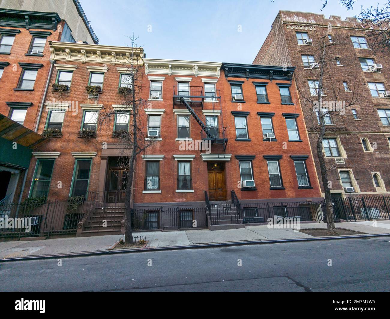 Le stock de logements dans le quartier de Chelsea, à New York, vendredi, 30 décembre 2022 (© Richard B. Levine) Banque D'Images