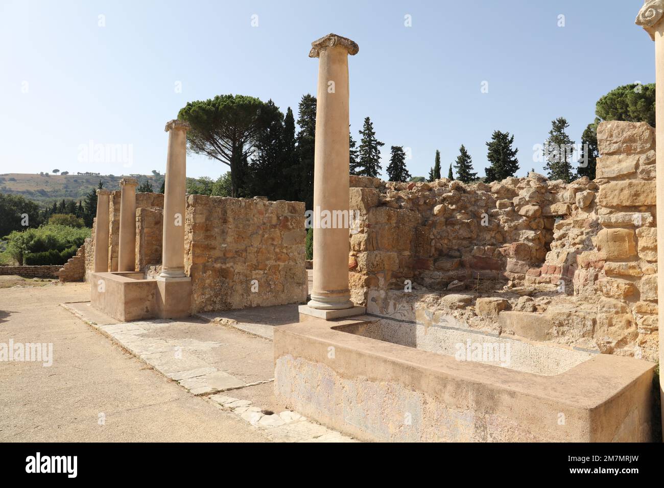 Villa Romana del Casale, Banque D'Images