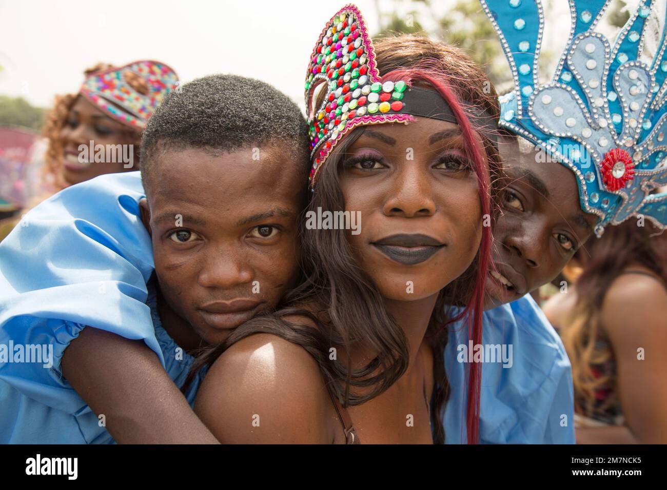 Festival du Carnaval à Calabar (Nigeria) Banque D'Images