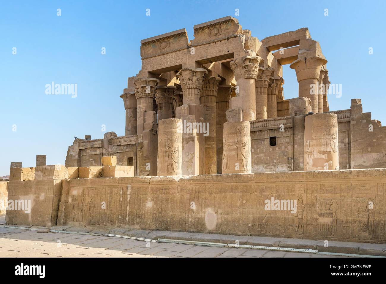 KOM Ombo, Égypte; 10 janvier 22, 2023 - le temple de Kom Ombo, gouvernorat d'Assouan, Égypte. Banque D'Images