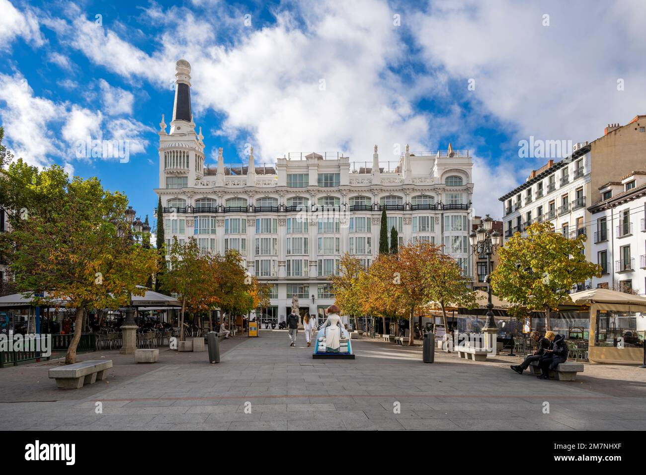Plaza de Santa Ana, Madrid, Espagne Banque D'Images