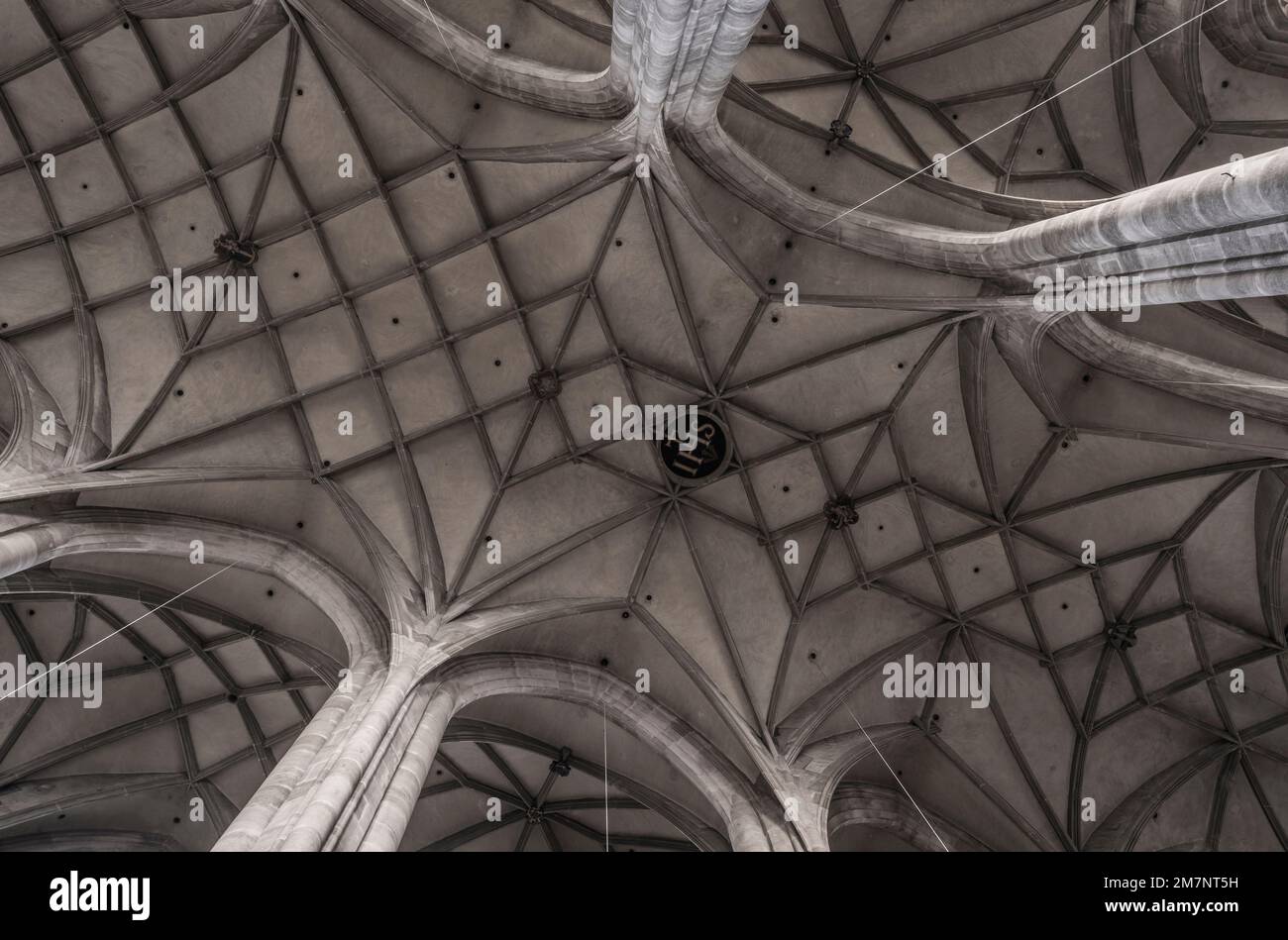 plafond d'une église historique Banque D'Images