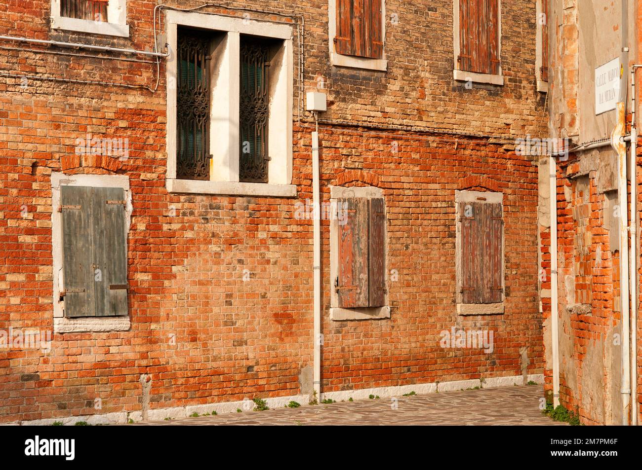 Perspective de Venise Banque D'Images