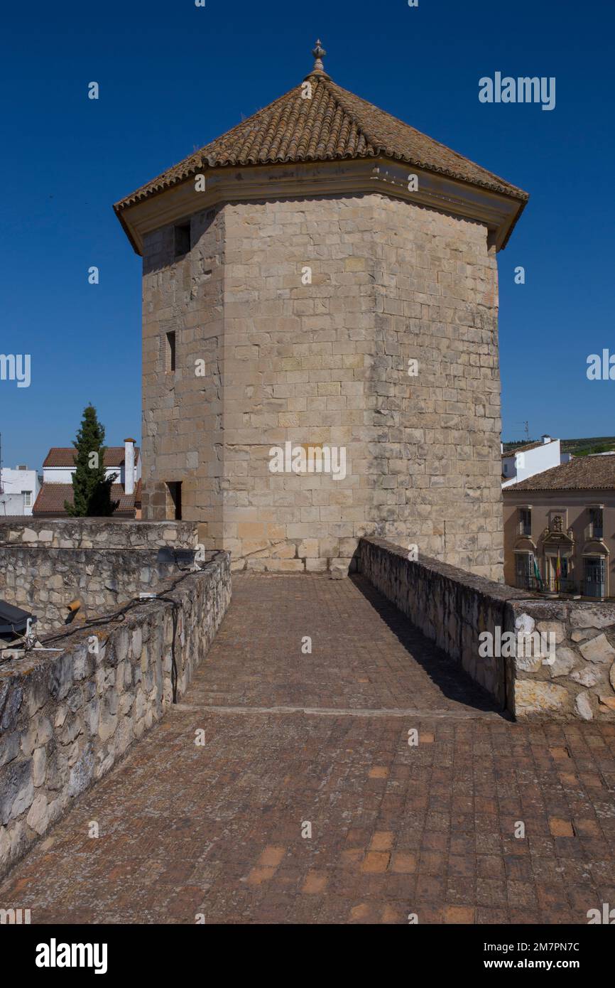 Château moral de Lucena, qui abrite maintenant le Musée Archéologique-ethnologique de Lucena, Sierras Subbeticas, Cordoue, Espagne Banque D'Images Château moral de Lucena, qui abrite maintenant le Musée Archéologique-ethnologique de Lucena, Sierras Subbeticas, Cordoue, Espagne Banque D'Images