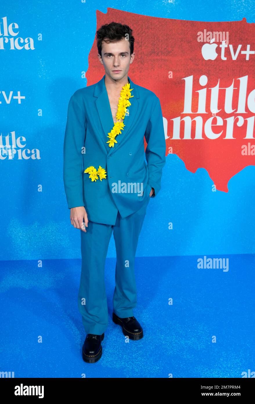 Zachary Shadrin poses at the season two premiere of the Apple TV+ series "Little  America," Monday, Dec. 5, 2022, at in West Hollywood, Calif. (AP  Photo/Chris Pizzello Photo Stock - Alamy