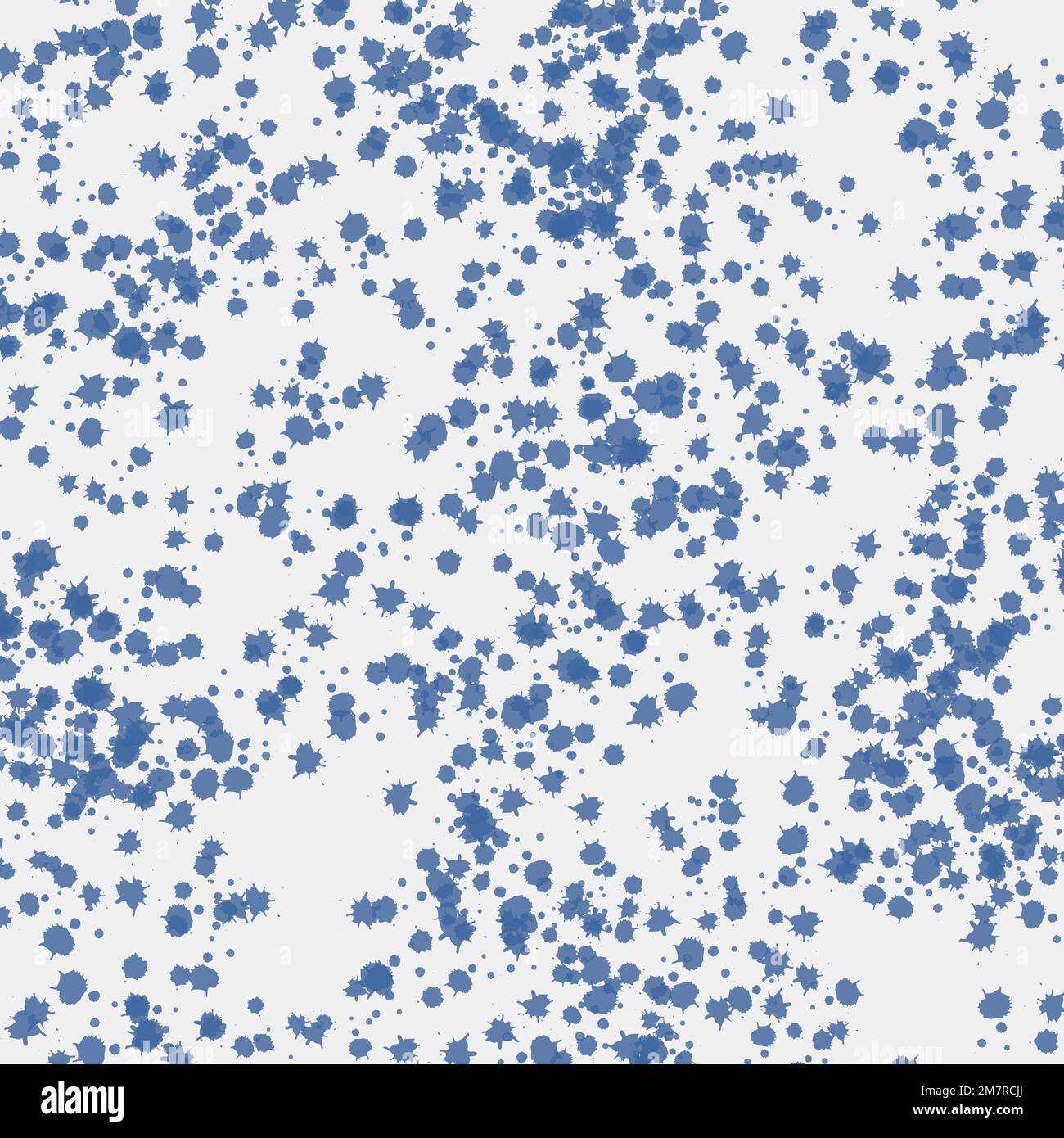 Joli motif simple sans couture de bleus sur fond blanc.décoration sans fin avec de magnifiques breloques.toile de fond colorée pour tissu, textile, couvertures Illustration de Vecteur