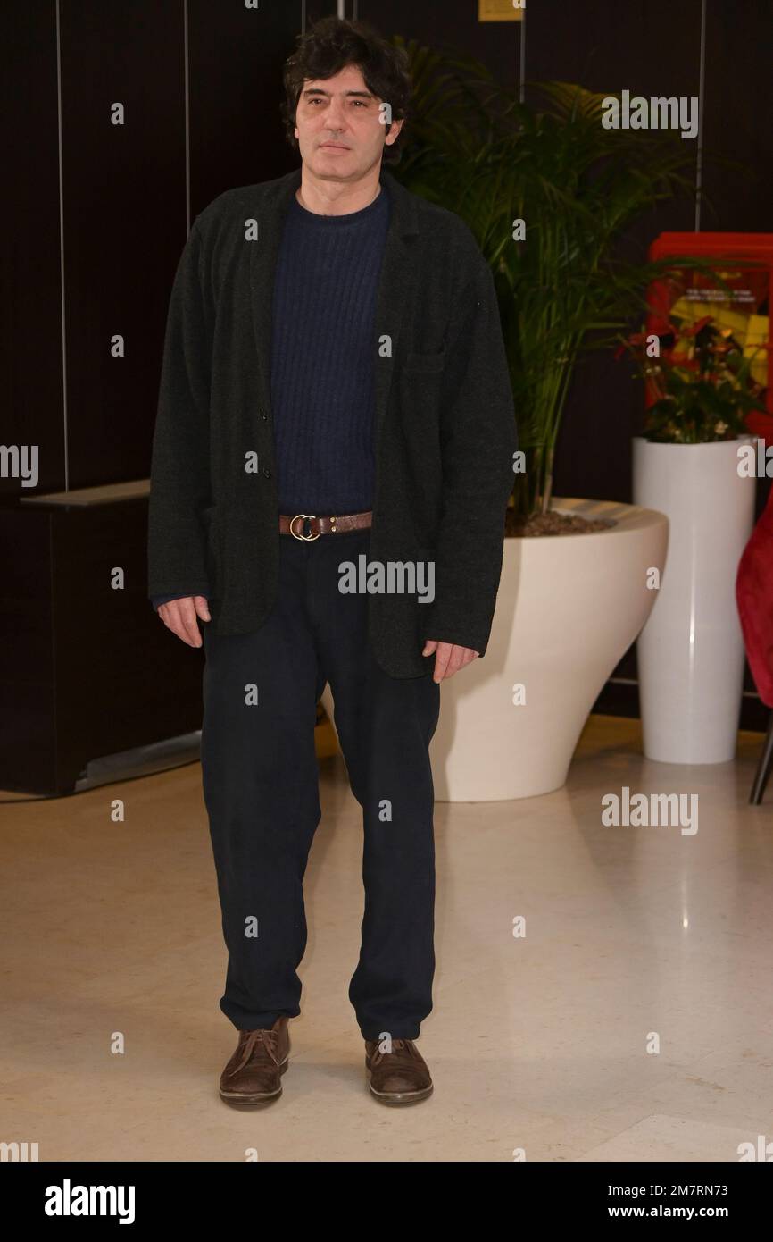 Rome, Italie. 10th janvier 2023. Pietro Marcello assiste au photocall du film 'le vele scratte' au Giustiniano NH Hotel. (Photo de Mario Cartelli/SOPA Images/Sipa USA) crédit: SIPA USA/Alay Live News Banque D'Images