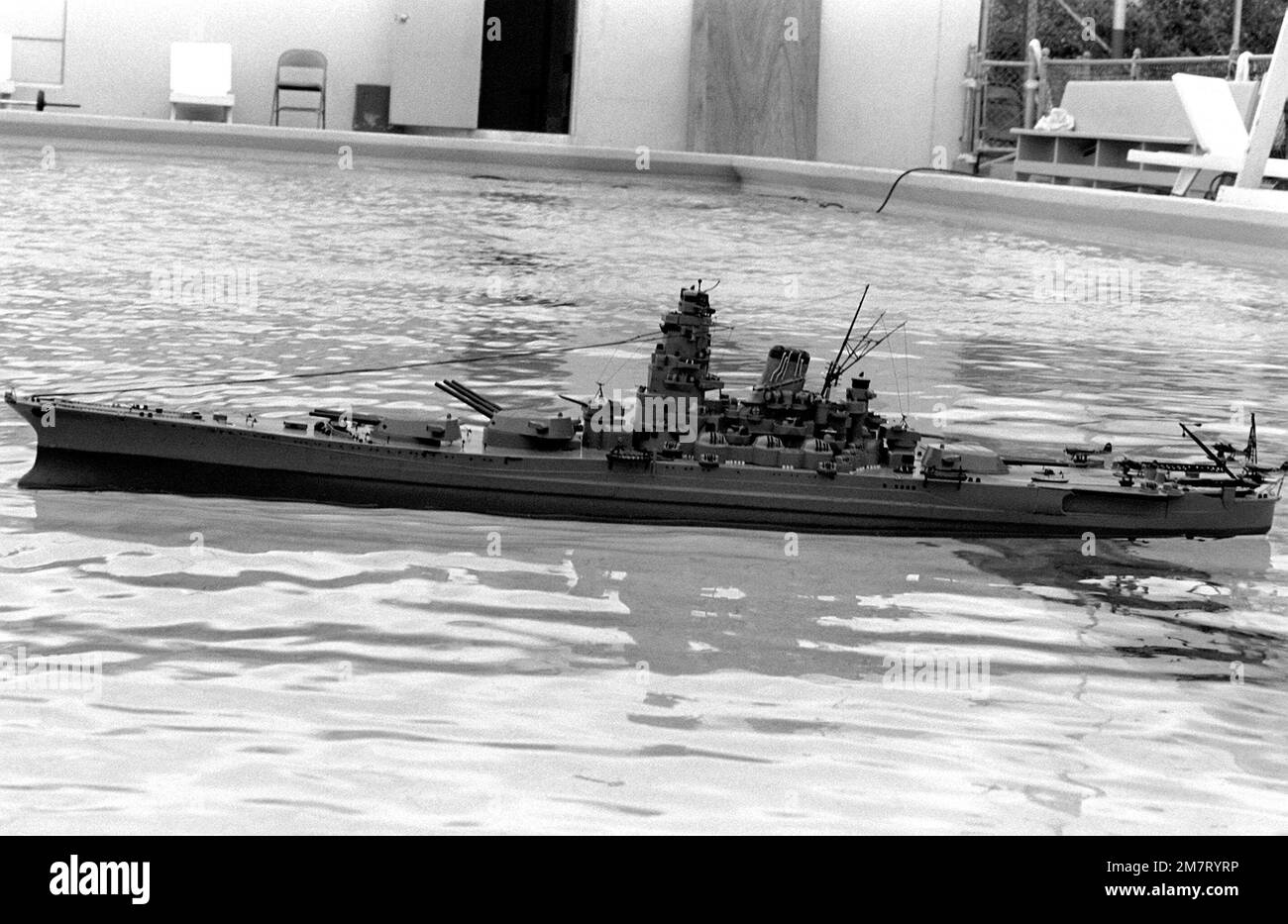 Une réplique du cuirassé japonais YAMOTO. Base : base du corps marin, Camp Foster État : Okinawa pays : Japon (JPN) Banque D'Images