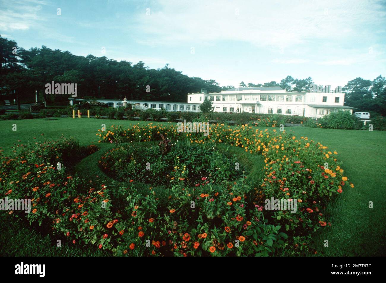 Une vue du mess des officiers à Camp John Hay. Base: Camp John Hay pays: Philippines (PHL) Banque D'Images