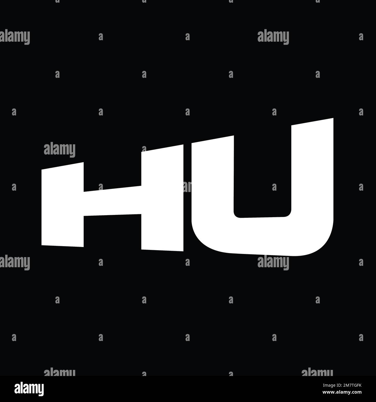 Logo monogramme grand alphabet vecteur images modèle de conception Banque D'Images