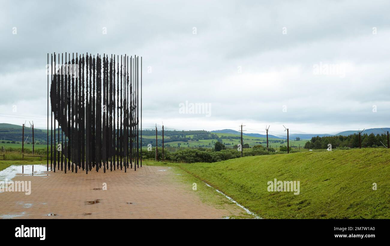 Le site de capture de Nelson Mandela commémore l'arrestation de Nelson Mandela par les forces de sécurité de l'apartheid en 1962, près de Howick, en Afrique du Sud Banque D'Images