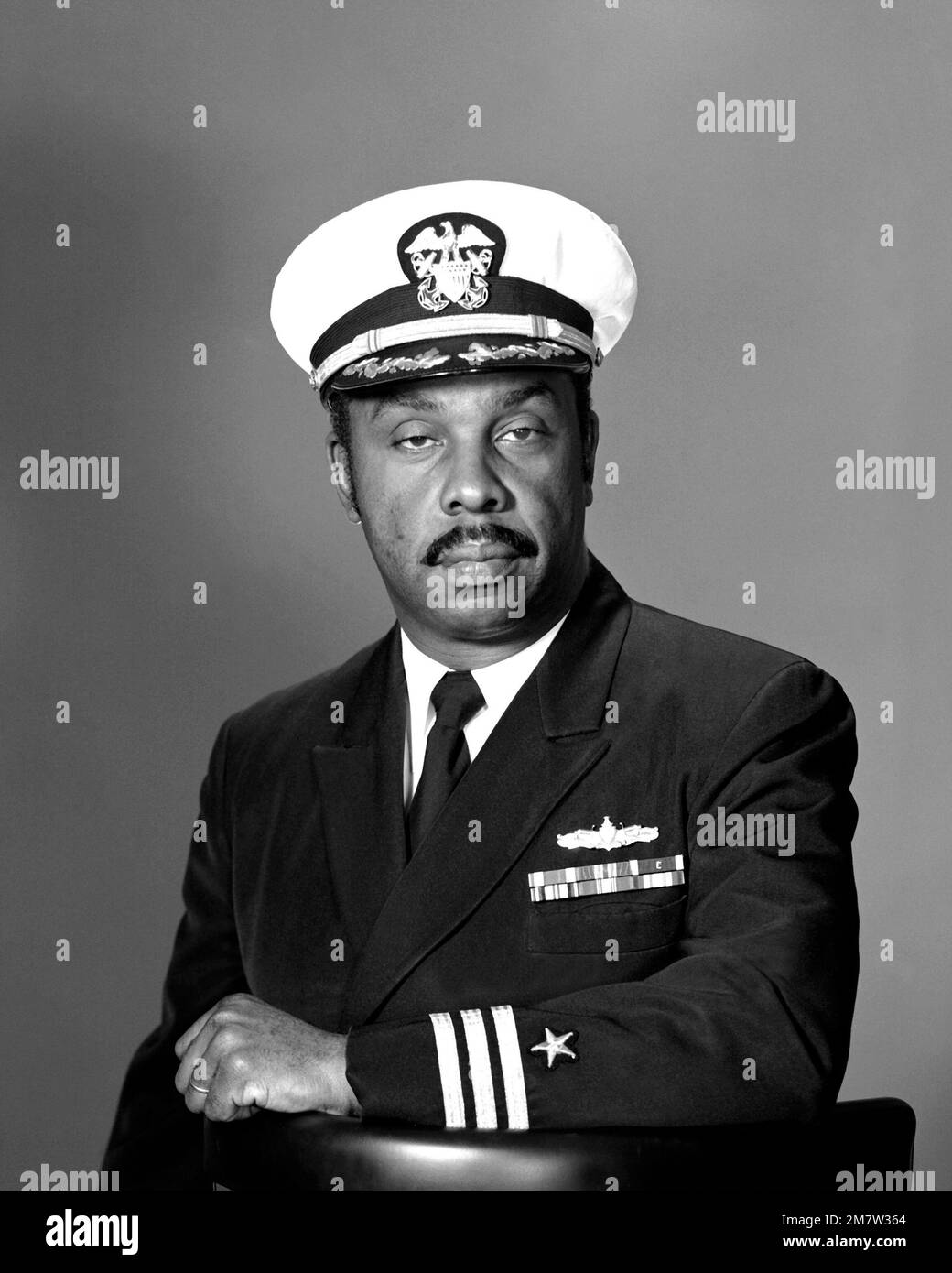 CDR Kenneth H. Johnson, USN (couvert). Pays : inconnu Banque D'Images