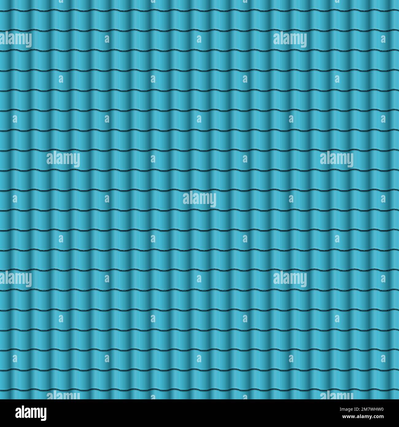 Le toit bleu affiche une texture d'arrière-plan en rangées régulières.motif sans couture. Illustration vectorielle. SPE 10. Illustration de Vecteur