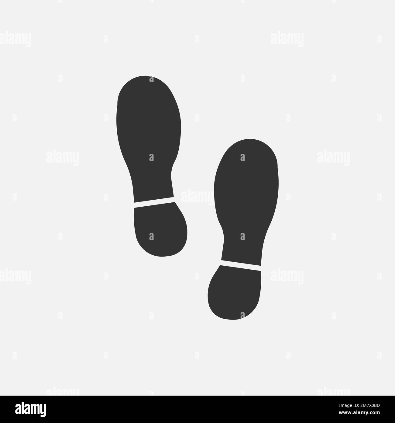 Icône semelles de chaussures. Illustration vectorielle. SPE 10. Illustration de Vecteur