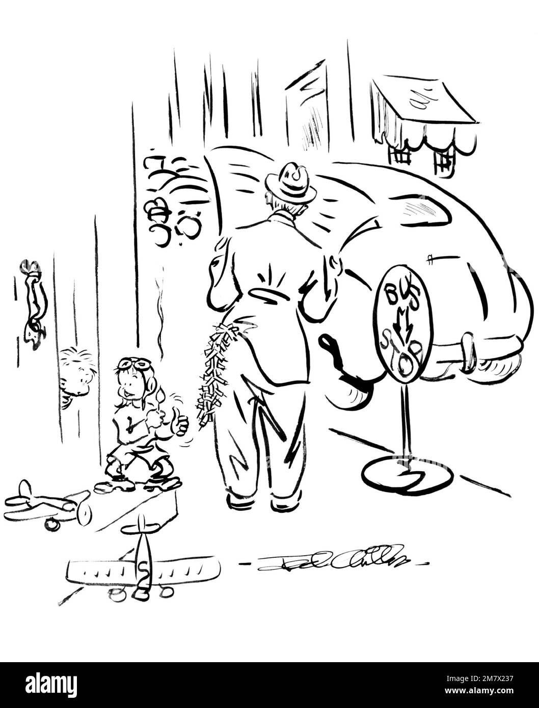 Art: 'Cela vous donnera les principes de base de la propulsion de jet" artiste: Miller. Pays : inconnu Banque D'Images