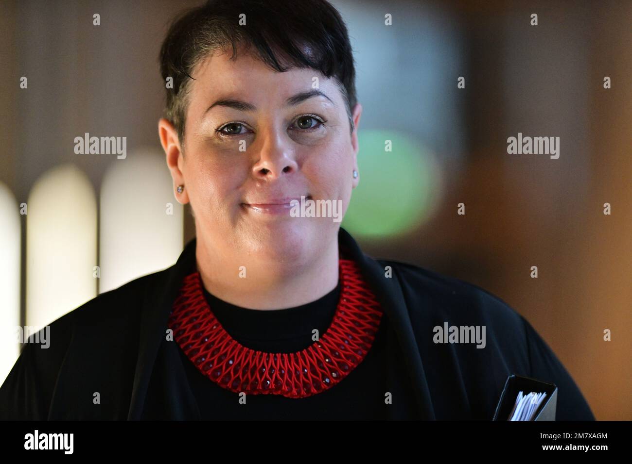 Edinburgh, Écosse, Royaume-Uni, 10 janvier 2023. Elena Whitham au Parlement écossais. credit sst/alamy nouvelles en direct Banque D'Images