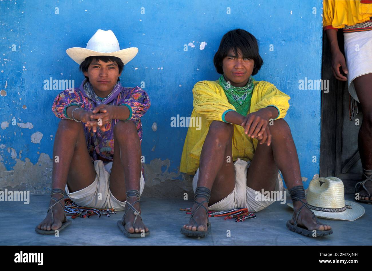 Mexique, Chihuahua, Sierra Madre Occidenta, canyon du cuivre, Batopilas, Tarahumara, Raramuri autochtones Banque D'Images