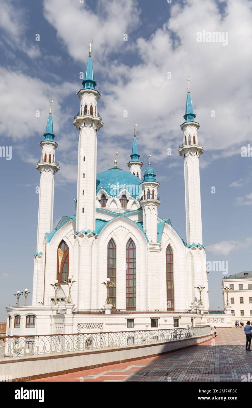La mosquée de Qolşärif, Kazan, Russie Banque D'Images