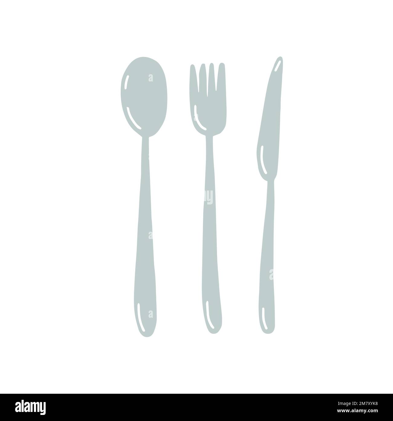 ensemble de couverts écologique Illustration de Vecteur