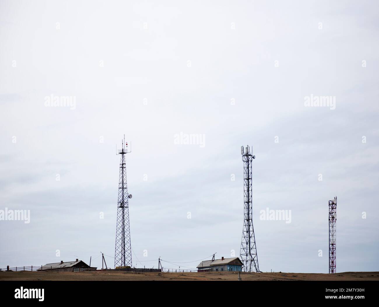 Antenne dans le lac Baikal Banque D'Images