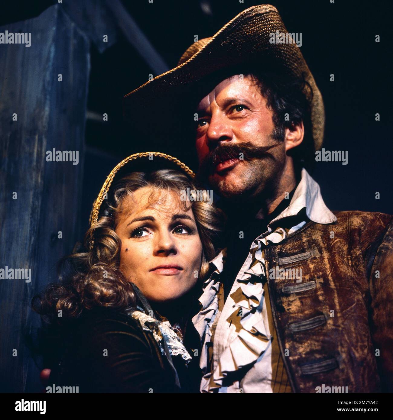 Polly oder Die bataille am Bluewater Creek, Fernsehfilm nach dem Stück von John gay, Deutschland 1975, Regie: Jürgen Flimm, Darsteller: Cornelia Froboess, Heinz Baumann Banque D'Images