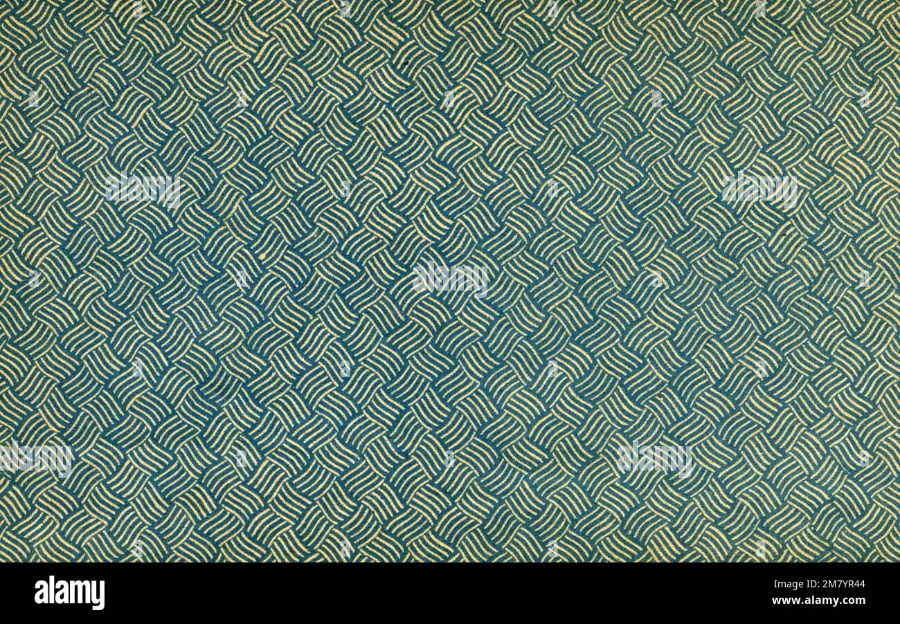 Papier peint abstrait antique utilisé avec tricotage stylisé Banque D'Images