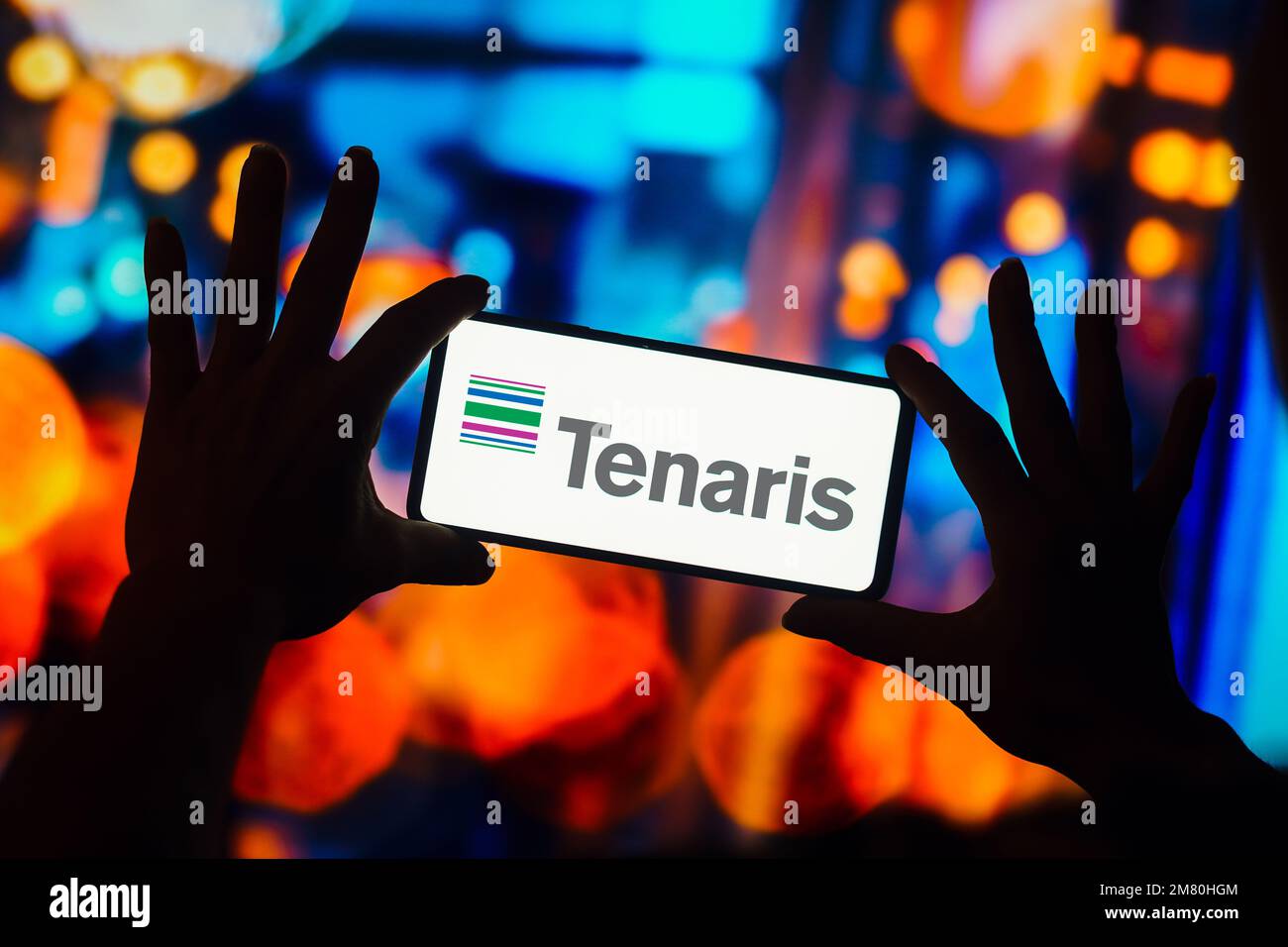 Brésil. 11th janvier 2023. Dans cette illustration, le logo Tenaris s'affiche sur l'écran d'un smartphone. (Photo de Rafael Henrique/SOPA Images/Sipa USA) crédit: SIPA USA/Alay Live News Banque D'Images