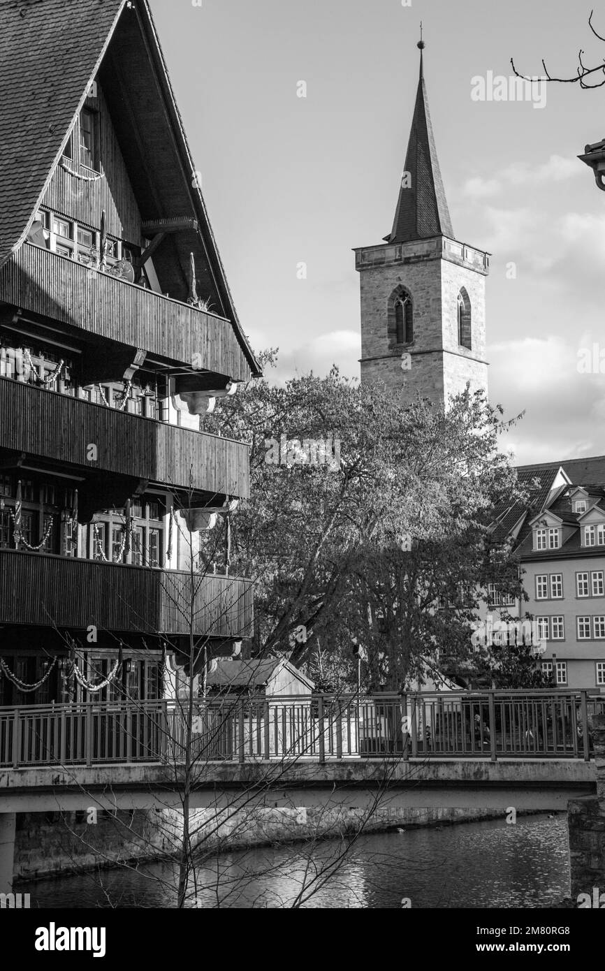 Augustiner et St. Ägidien à Erfurt Allemagne Banque D'Images