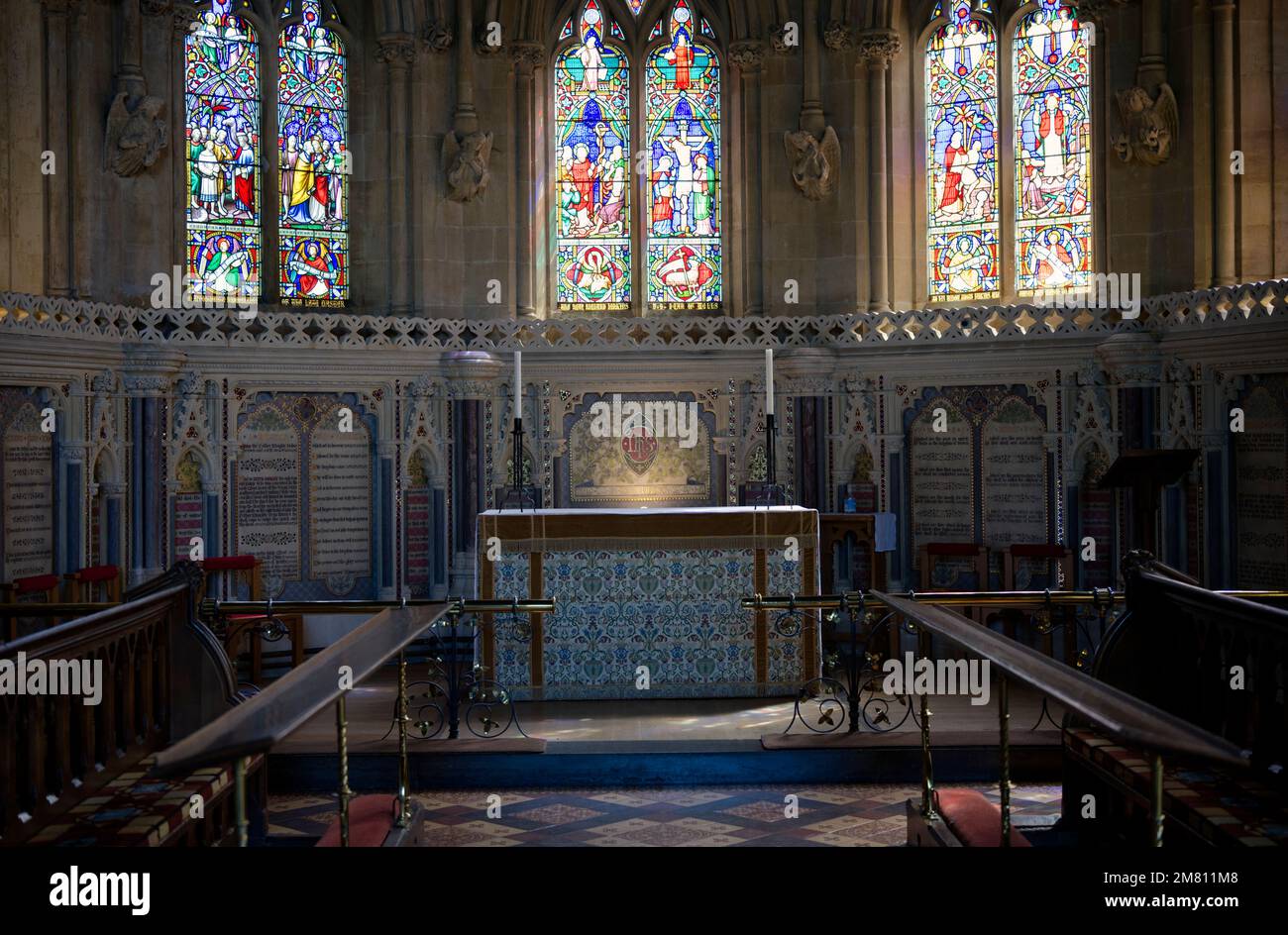 Église Saint-Thomas Chancel Banque D'Images