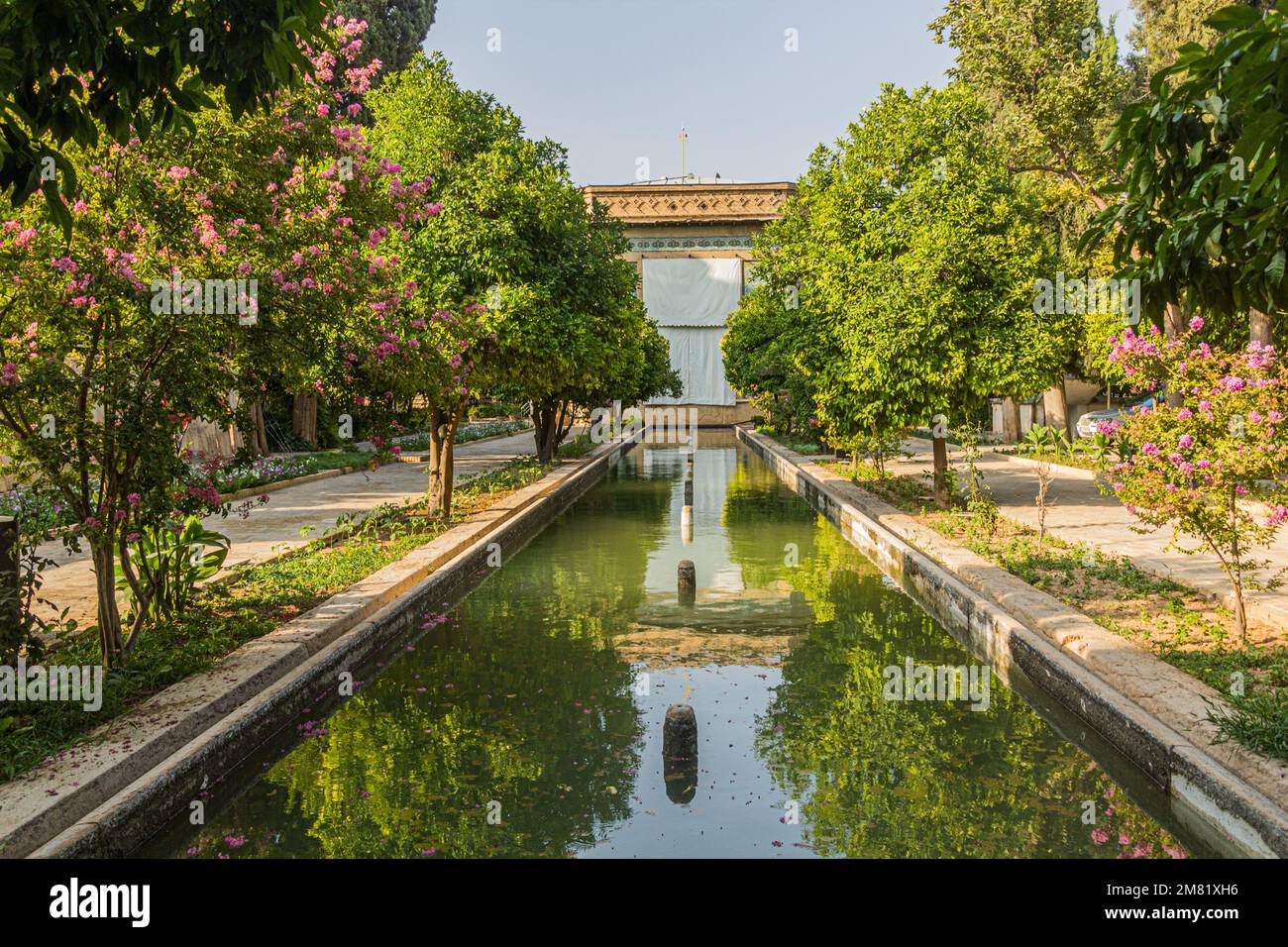 Jardin Bagh-e Nazar à Shiraz, Iran Banque D'Images