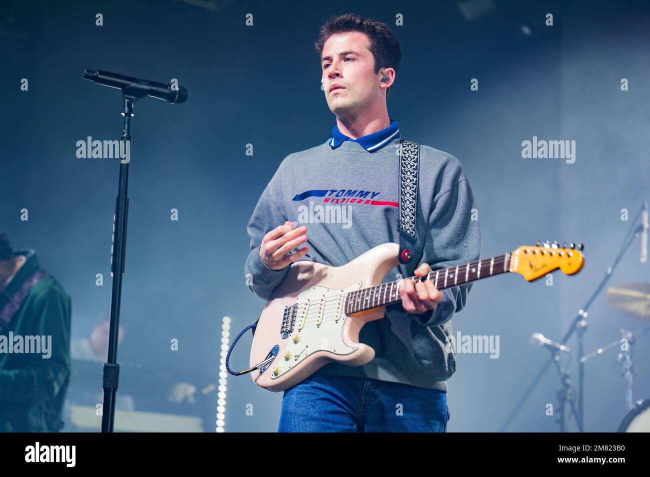 Manchester, Royaume-Uni. 11th Ajanvier 2023. Dylan Minnette, Braeden Lemasters et Cole Preston, du groupe Whallow, se produit à l'Académie de Manchester. 2023-01-11. Crédit : Gary Mather/Alay Live News Banque D'Images