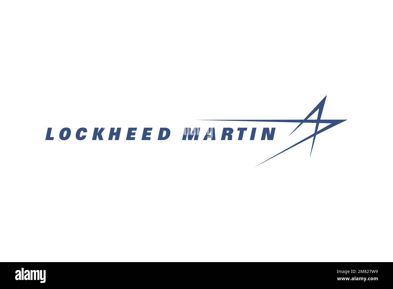 Lockheed Martin Aeronautics, logo, fond blanc Banque D'Images