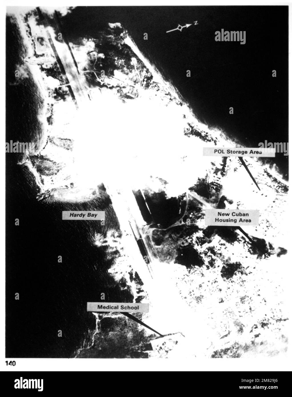 Aérodrome de point Salines, Grenade. Courtoisie de la puissance militaire soviétique, 1984. PHOTO no 140, page 129. Pays : inconnu Banque D'Images