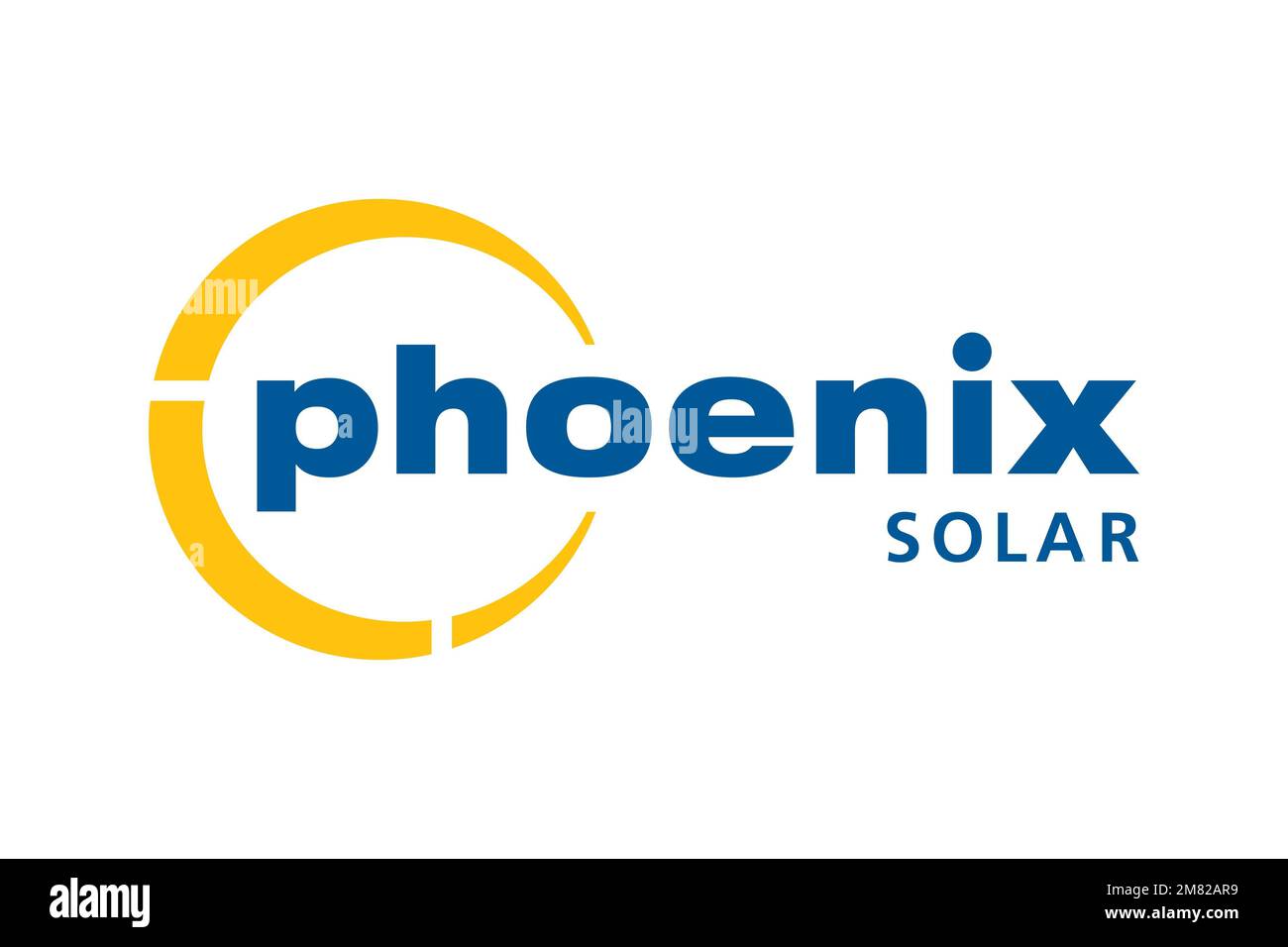 Phoenix Solar, logo, fond blanc Banque D'Images