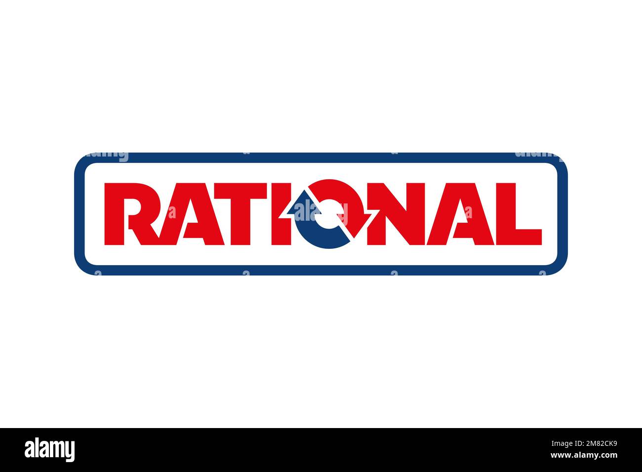 Rational AG, logo, fond blanc Banque D'Images