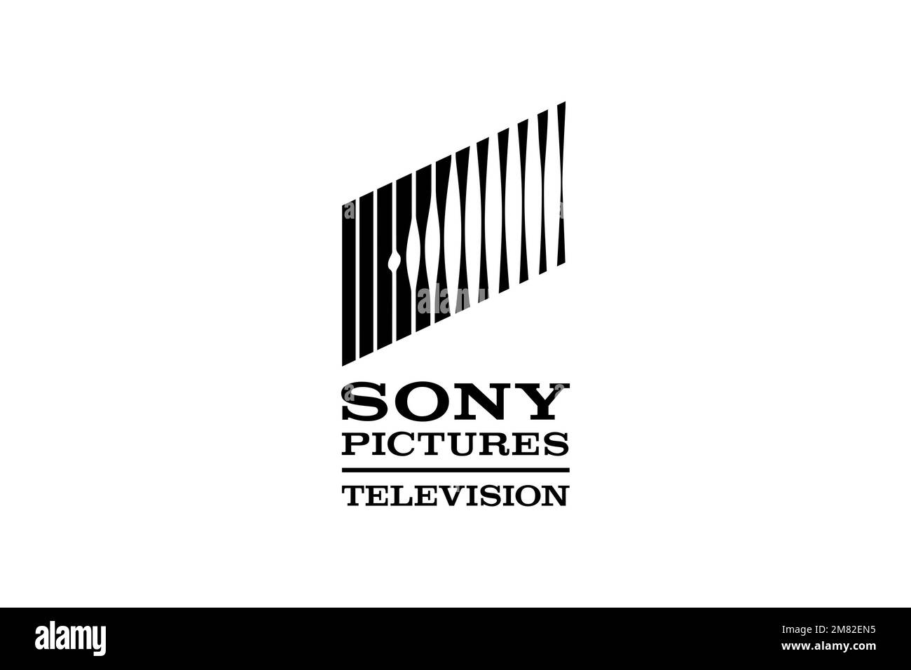 Sony Pictures Television, logo, fond blanc Banque D'Images