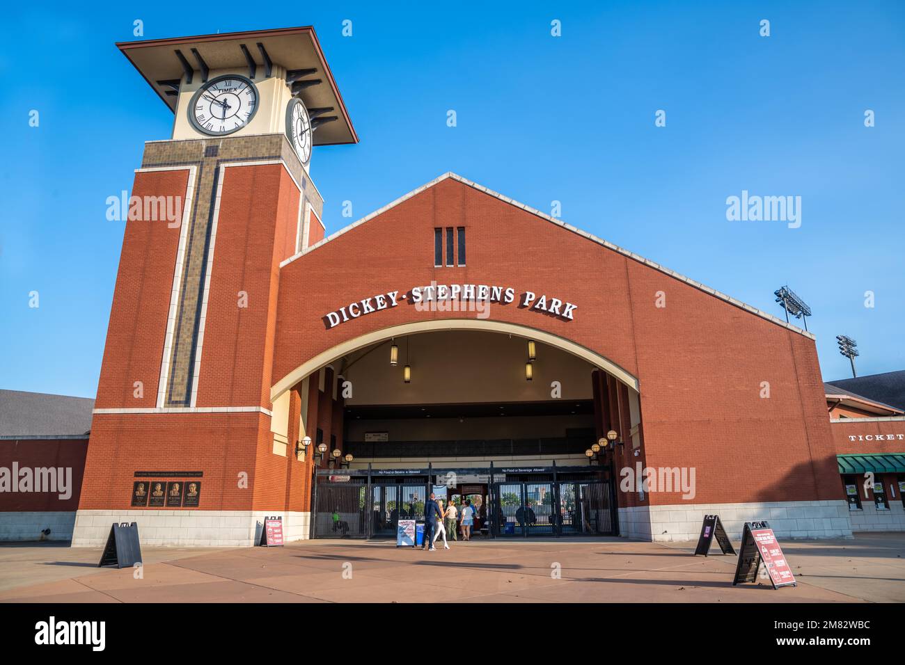Little Rock, AR, États-Unis - 13 septembre 2022 : le stade Dickey Stephens Park Banque D'Images