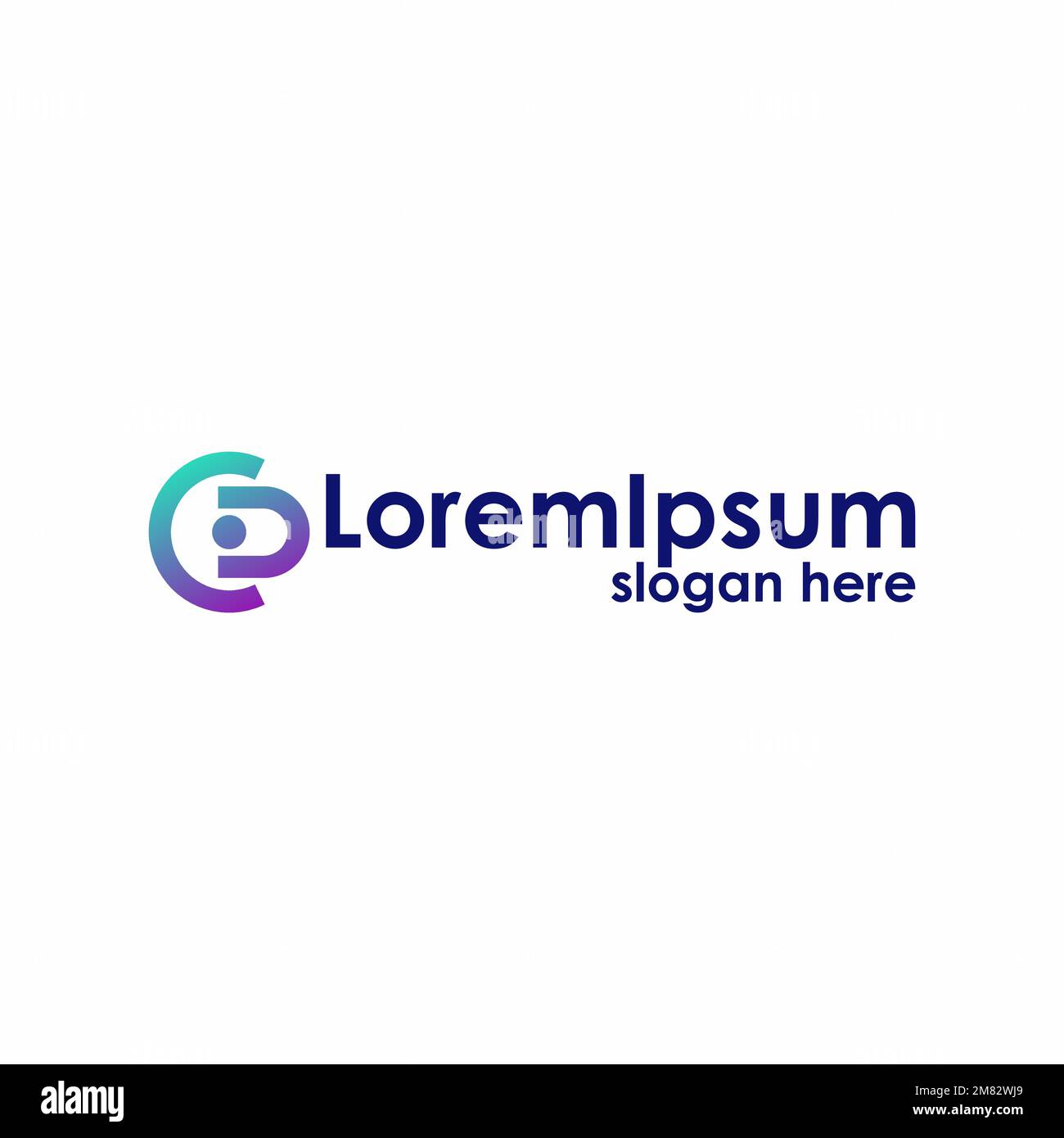 Simple lettre ou mot CD ou CC police dans image graphique unique icône logo design abstrait concept vecteur stock. symbole associé à initial ou tech Illustration de Vecteur