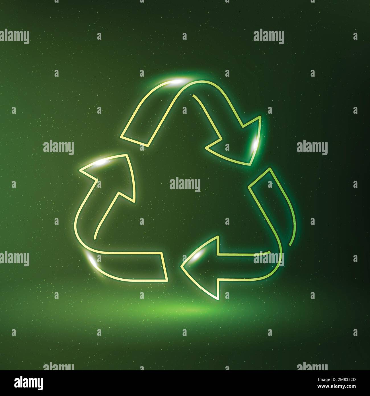 Symbole de conservation de l'environnement du vecteur d'icône de recyclage Illustration de Vecteur