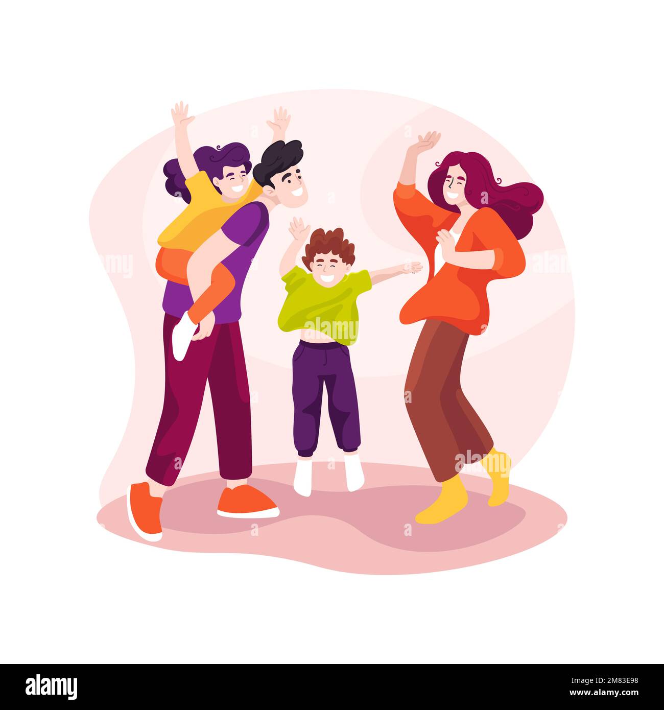 Illustration vectorielle de dessin animé isolée pour Home Entertainment. Illustration de Vecteur