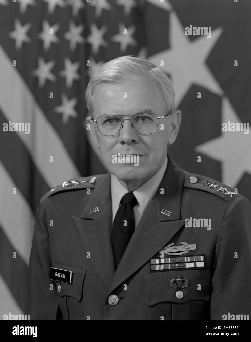 Général John R. Galvin, États-Unis (à découvert). Pays : inconnu Banque D'Images