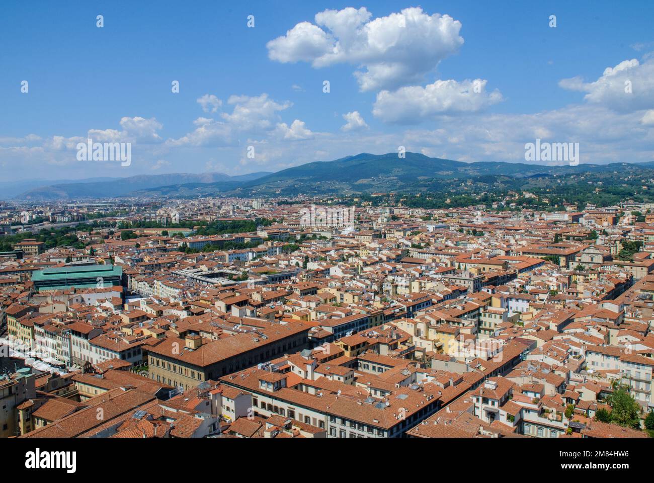 Vue aérienne de Florence Banque D'Images