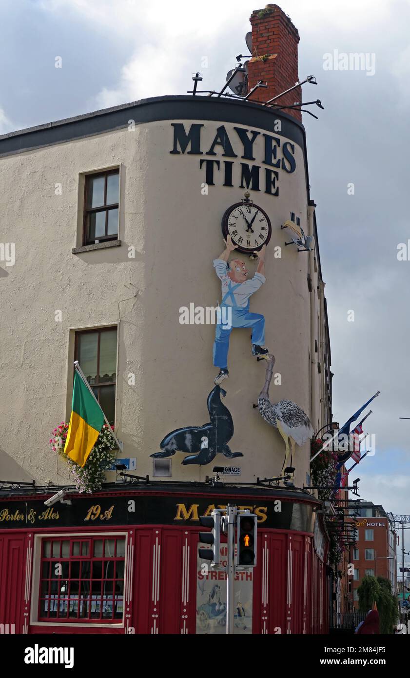 Mayes pub, Mayes Time, 18 Parnell Square N, Rotunda, Dublin, D01 T3V8 Banque D'Images