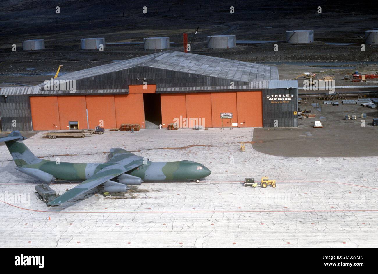 DF-ST-87-08208. Base: Thule Air base pays: Groenland (GRL) Banque D'Images