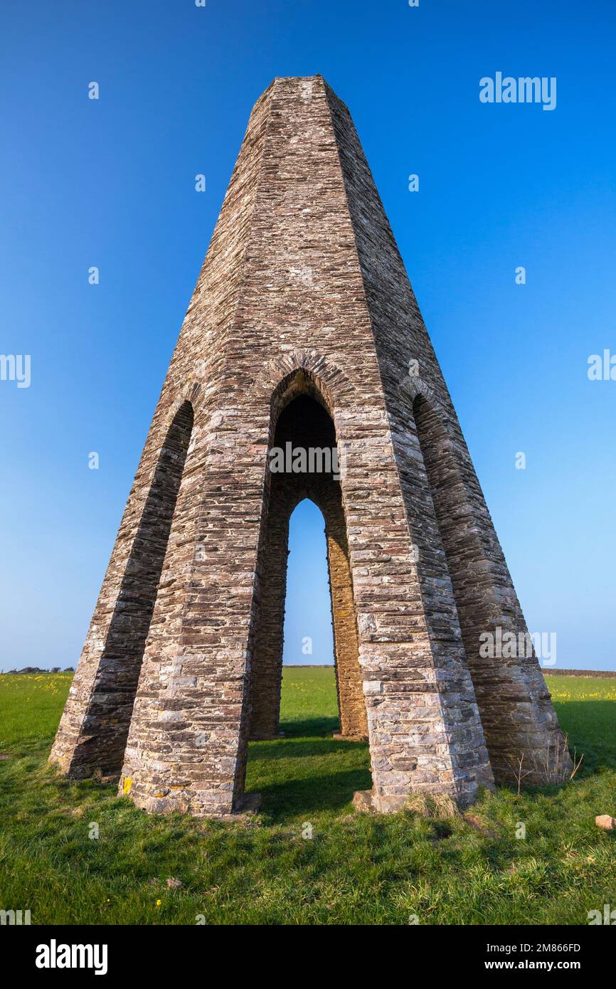 Royaume-Uni, Angleterre, Devon, le jour de Kingjure (Day Beacon ou « The Tower ») Banque D'Images