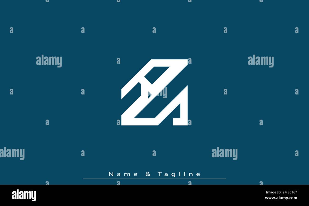 Lettres de l'alphabet initiales Monogram logo RS , SR Illustration de Vecteur