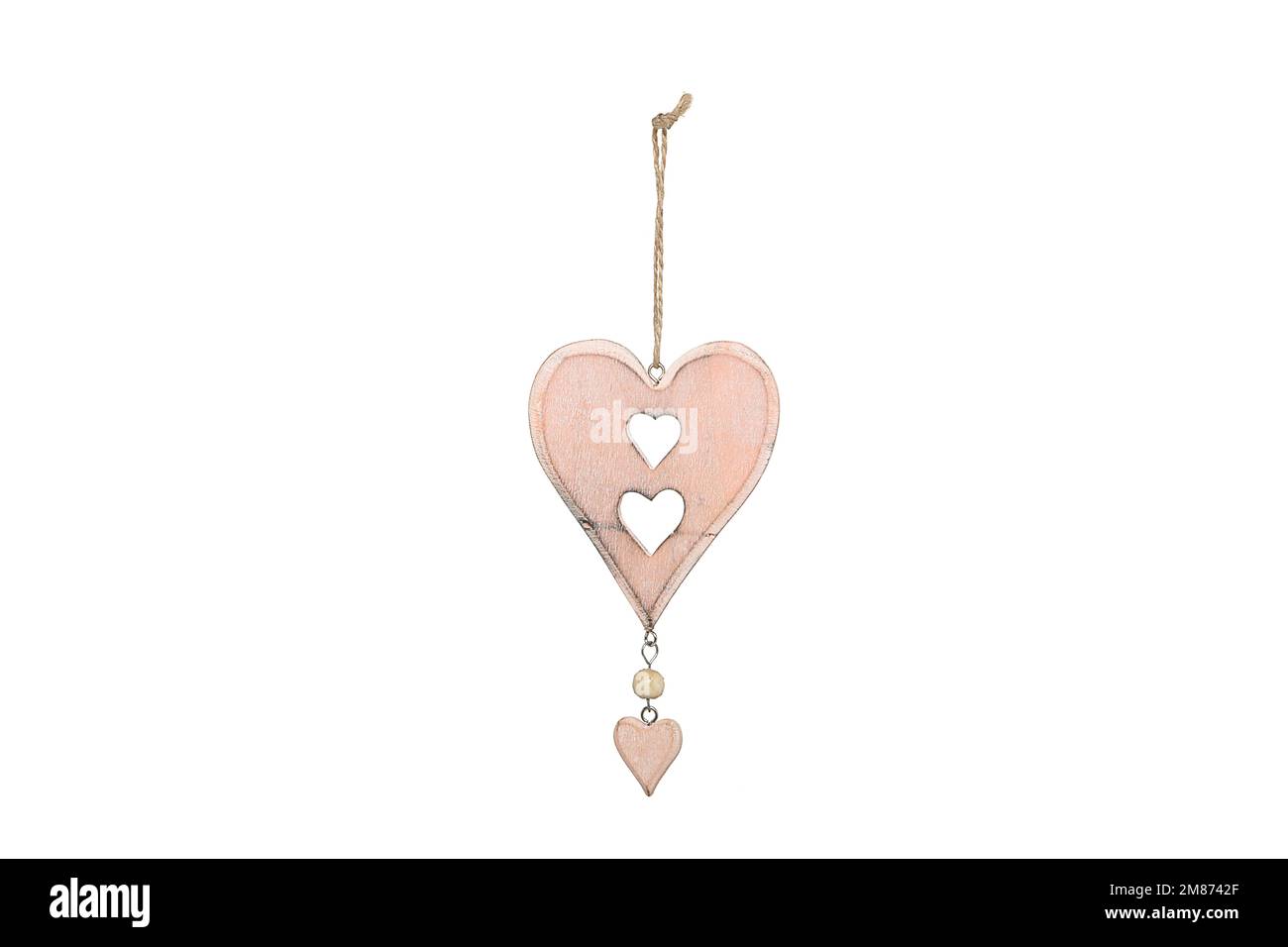 Gadget à cordes à accrocher avec diverses figures. Cadeau de Noël, Pâques, Saint-Valentin, vacances, hiver, été, printemps, anniversaire Banque D'Images