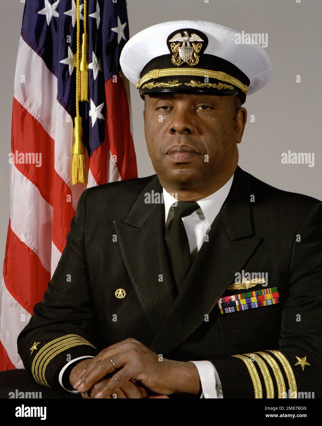 CAPT. Kenneth H. Johnson, USN. (couvert). Pays : inconnu Banque D'Images